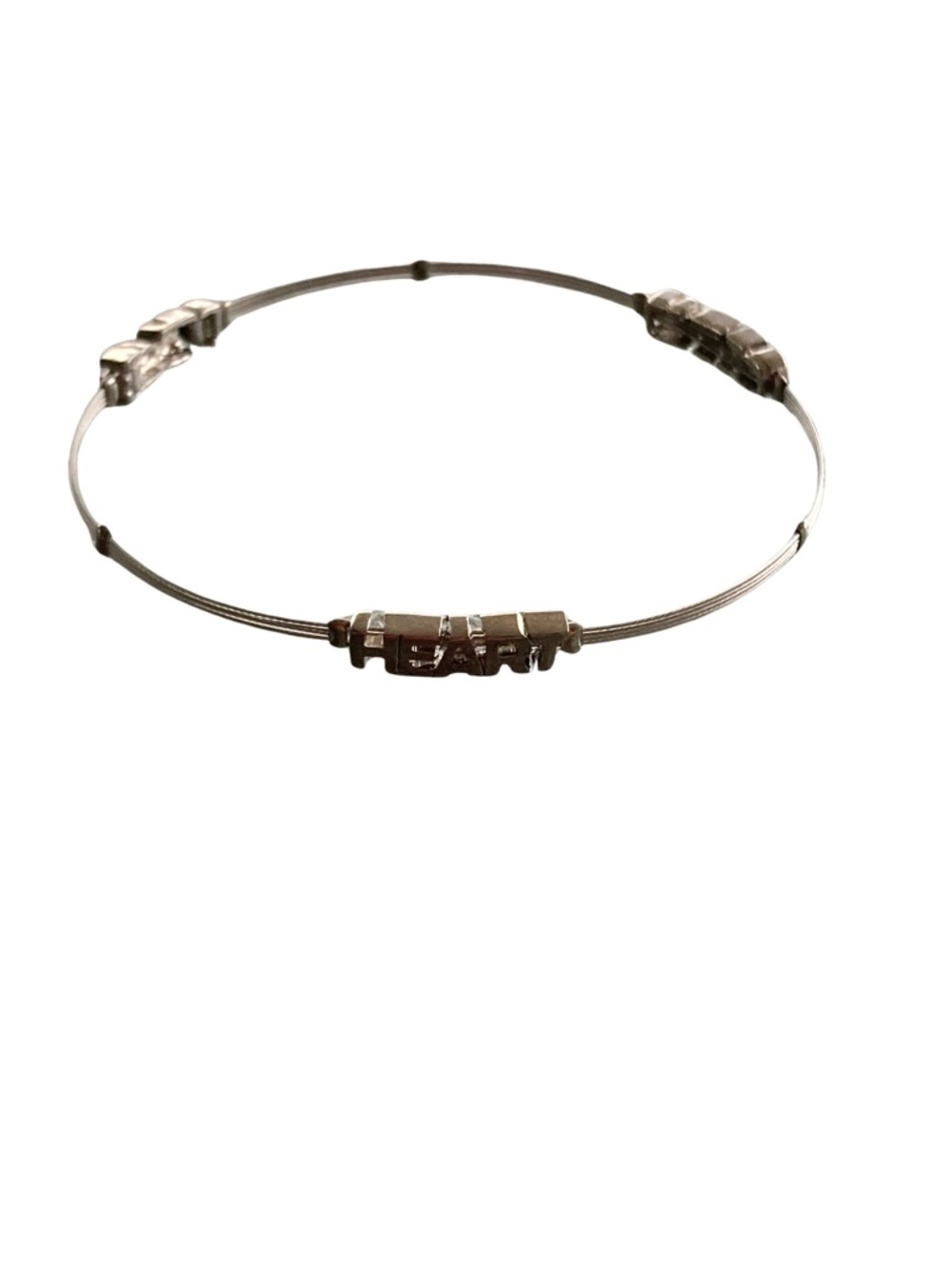 Silver Peace, Giving, Heart Bracelet